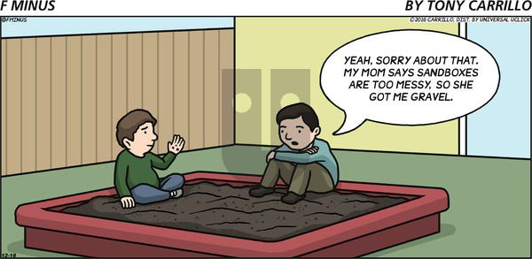F Minus on Sunday December 18, 2016 Comic Strip