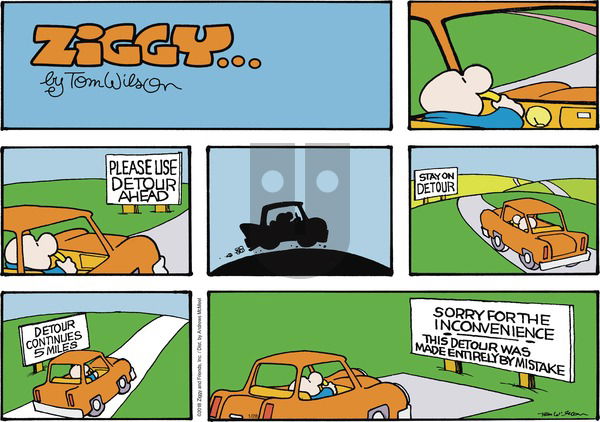 Ziggy on Sunday January 28, 2018 Comic Strip