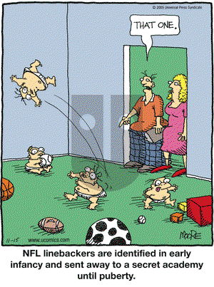 In the Bleachers on Tuesday November 15, 2005 Comic Strip