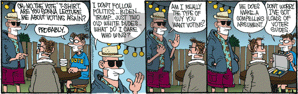 Monty on Wednesday October 14, 2020 Comic Strip