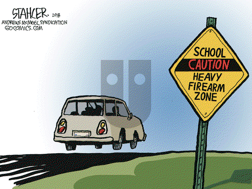 Jeff Stahler on Tuesday March 13, 2018 Comic Strip