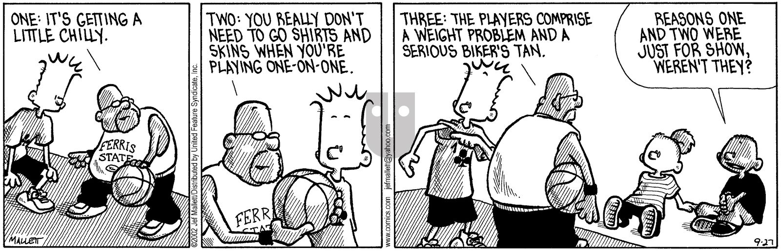 Frazz - Friday September 27, 2002 Comic Strip