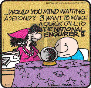 Ziggy - Saturday August 18, 2007 Comic Strip