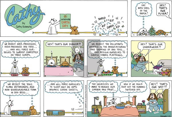Cathy Classics on Sunday April 19, 2009 Comic Strip