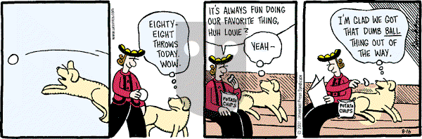 Overboard on Thursday August 16, 2001 Comic Strip