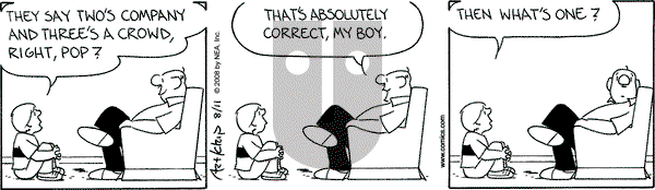 The Born Loser on Monday August 11, 2008 Comic Strip