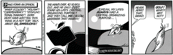 Doonesbury on Saturday September 26, 1992 Comic Strip