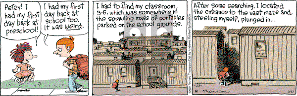 Cul de Sac on Thursday September 12, 2019 Comic Strip