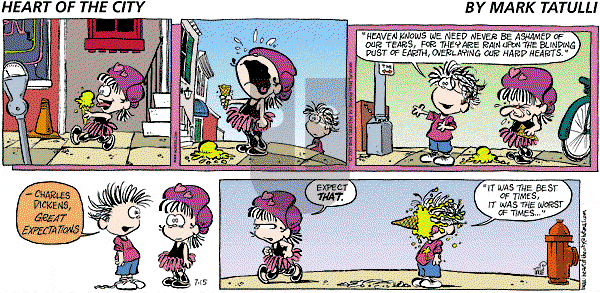Heart of the City on Sunday July 15, 2001 Comic Strip