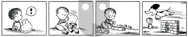 Peanuts on Monday March 29, 1954 Comic Strip