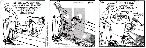 Grand Avenue on Wednesday July 23, 2003 Comic Strip
