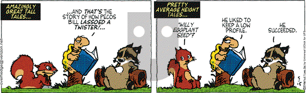 Over the Hedge on Thursday May 15, 2014 Comic Strip