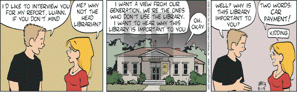 Luann on Wednesday August 19, 2009 Comic Strip