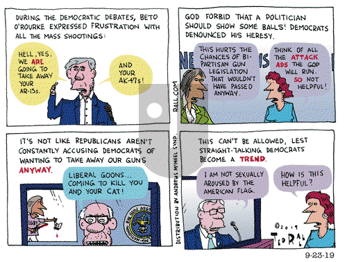 Ted Rall on Monday September 23, 2019 Comic Strip