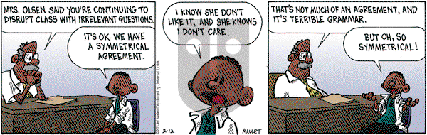 Frazz on Tuesday February 12, 2013 Comic Strip