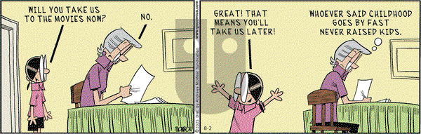 Grand Avenue on Saturday August 2, 2025 Comic Strip