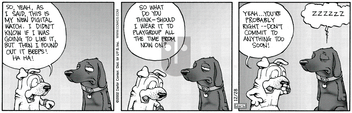 Get Fuzzy - Saturday December 28, 2002 Comic Strip