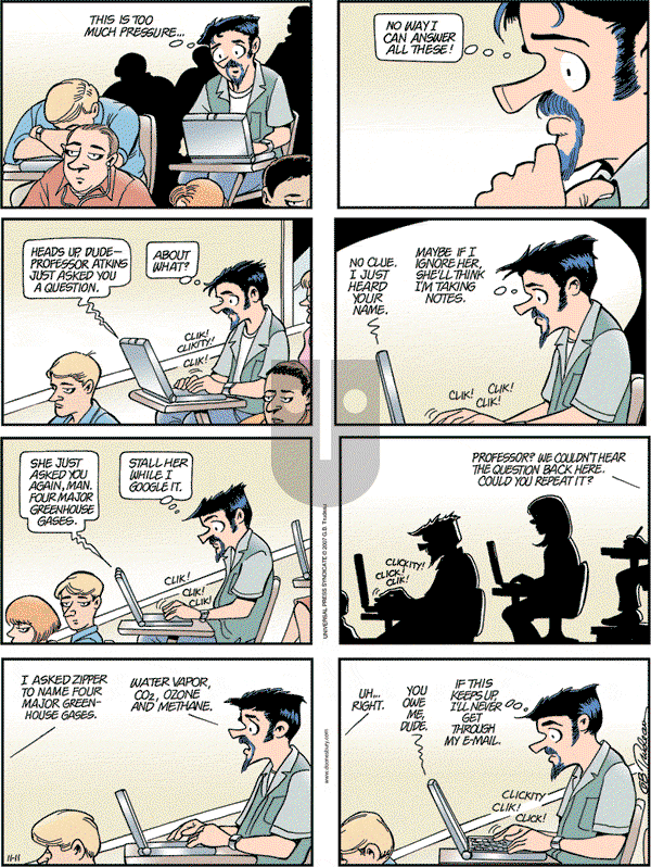 Doonesbury - Sunday November 11, 2007 Comic Strip