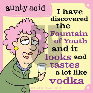 Aunty Acid on Saturday February 22, 2014 Comic Strip