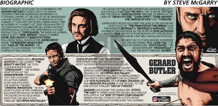 Biographic on Sunday January 12, 2025 Comic Strip