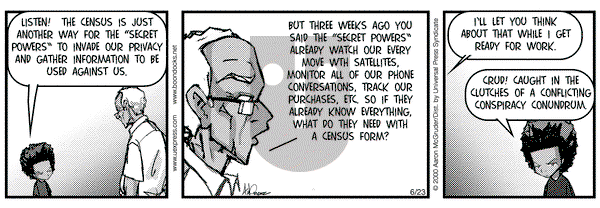 The Boondocks on Friday June 23, 2000 Comic Strip