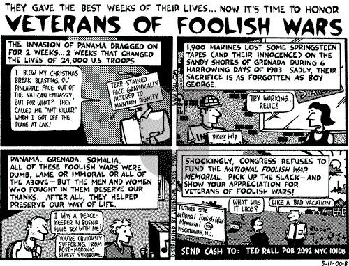 Ted Rall on Saturday May 13, 2000 Comic Strip