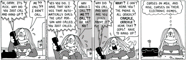 Cathy Classics on Friday April 21, 1995 Comic Strip