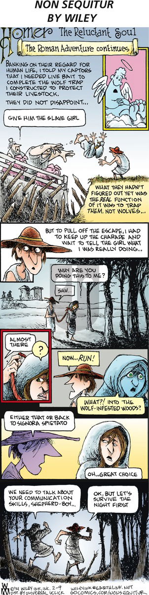 Non Sequitur on Sunday February 9, 2014 Comic Strip