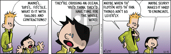 Frazz on Thursday December 15, 2016 Comic Strip
