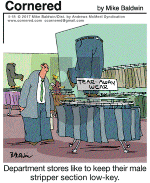 Cornered on Thursday May 18, 2017 Comic Strip