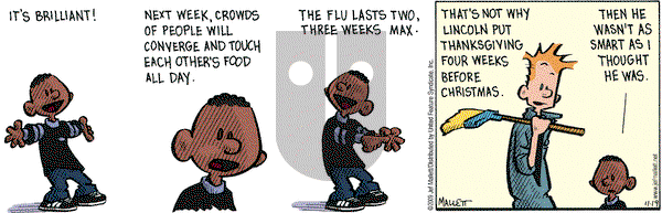 Frazz - Thursday November 19, 2009 Comic Strip