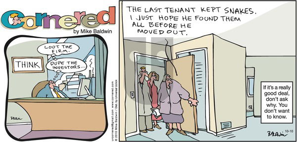 Cornered on Sunday October 10, 2010 Comic Strip