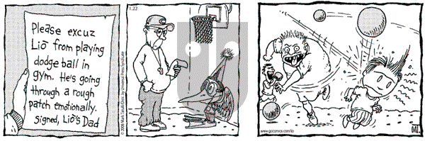 Lio on Sunday March 16, 2008 Comic Strip