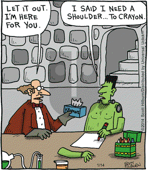 The Argyle Sweater on Tuesday January 14, 2014 Comic Strip