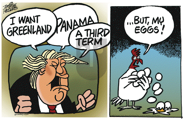 Mike Peters on Wednesday April 2, 2025 Comic Strip