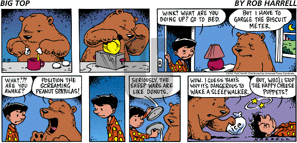 Big Top on Sunday August 18, 2002 Comic Strip