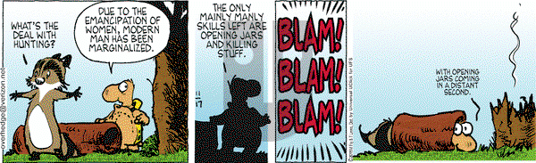 Over the Hedge on Tuesday November 17, 2015 Comic Strip