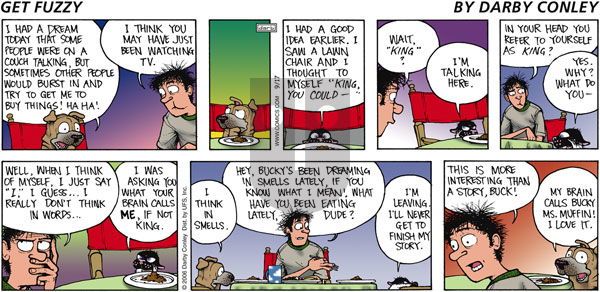 Get Fuzzy on Sunday September 17, 2006 Comic Strip