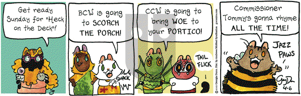 Breaking Cat News on Saturday April 6, 2019 Comic Strip