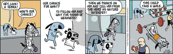 Pooch Cafe - Wednesday March 22, 2023 Comic Strip