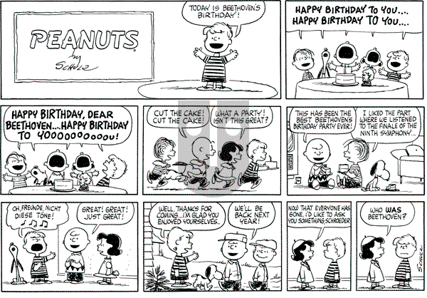 Peanuts - Sunday December 16, 1962 Comic Strip