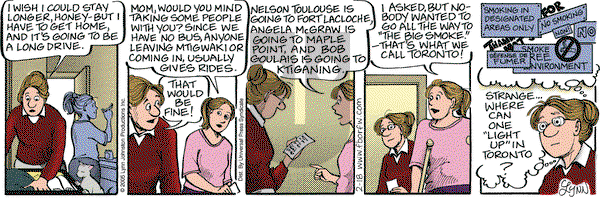 For Better or For Worse on Friday February 18, 2005 Comic Strip