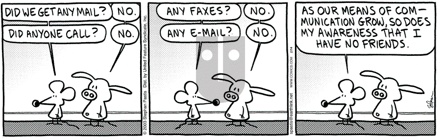 Pearls Before Swine - Friday February 14, 2003 Comic Strip