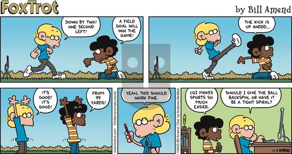 FoxTrot on Sunday November 9, 2025 Comic Strip