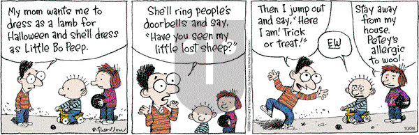 Cul de Sac on Friday October 26, 2018 Comic Strip