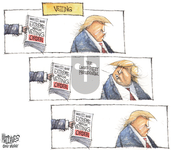 Matt Davies on Tuesday January 31, 2017 Comic Strip