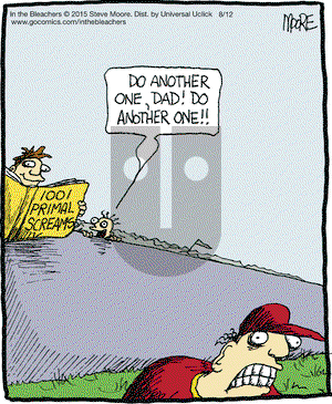 In the Bleachers on Wednesday August 12, 2015 Comic Strip