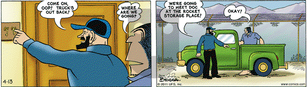 Alley Oop on Wednesday April 13, 2011 Comic Strip