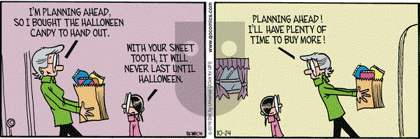 Grand Avenue on Monday October 24, 2016 Comic Strip