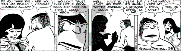 Alley Oop on Thursday March 5, 1998 Comic Strip